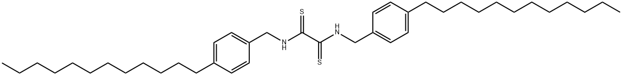 N,N'-Bis(p-dodecylbenzyl)ethanebisthioamide 结构式