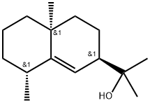 (2R)-2,3,4,4a,5,6,7,8-Octahydro-α,α,4aβ,8β-tetramethyl-2-naphthalenemethanol 结构式