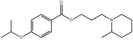 3-(2-Methylpiperidino)propyl=p-isopropoxybenzoate 结构式