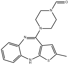 奥氮平N甲酰杂质 结构式