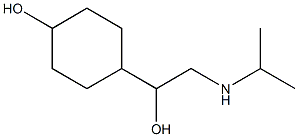 4-Hydroxy-α-(isopropylaminomethyl)cyclohexanemethanol 结构式