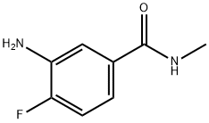 3-amino-4-fluoro-N-methylbenzamide(SALTDATA: FREE) 结构式