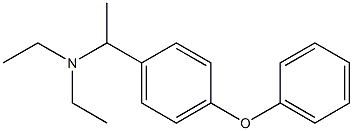 N,N-Diethyl-α-methyl-4-phenoxybenzylamine 结构式