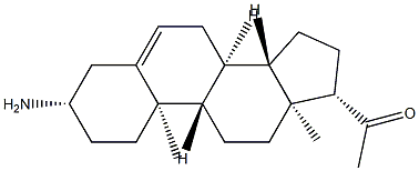 3β-Aminopregn-5-en-20-one 结构式