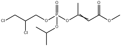 1-Methoxycarbonyl-1-propen-2-yl=2,3-dichloropropylisopropylphosphate 结构式