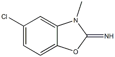 5-Chloro-3-methyl-2(3H)-benzoxazolimine 结构式