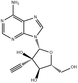 2'-C-乙炔基腺苷 结构式