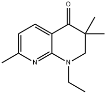 1,8-Naphthyridin-4(1H)-one,1-ethyl-2,3-dihydro-3,3,7-trimethyl-(9CI) 结构式