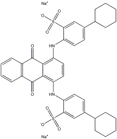 Alphanol Fast Green GWA 结构式