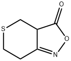 3H-Thiopyrano[4,3-c]isoxazol-3-one,3a,4,6,7-tetrahydro-(9CI) 结构式