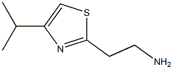 2-Thiazoleethanamine,4-(1-methylethyl)-(9CI) 结构式