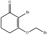 2-Cyclohexen-1-one,2-bromo-3-(bromomethoxy)-(9CI) 结构式