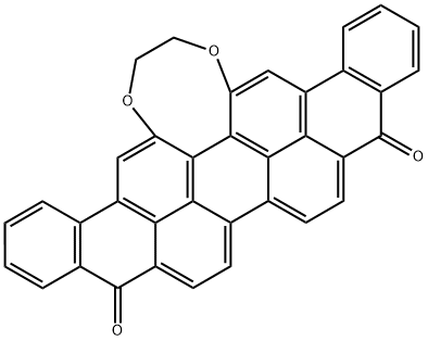 17,18-dihydrodinaphtho[1',2',3':3,4;3'',2'',1'':9,10]perylo[1,12-efg][1,4]dioxocin-5,10-dione  结构式