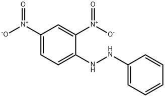 1-(2,4-dinitrophenyl)-2-phenylhydrazine 结构式