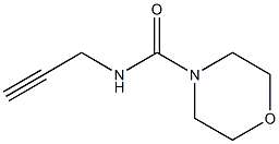 N-(丙-2-炔-1-基)吗啉-4-甲酰胺 结构式