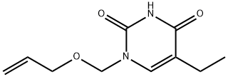 2,4(1H,3H)-Pyrimidinedione,5-ethyl-1-[(2-propenyloxy)methyl]-(9CI) 结构式