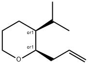 2H-Pyran,tetrahydro-3-(1-methylethyl)-2-(2-propenyl)-,(2R,3S)-rel-(9CI) 结构式