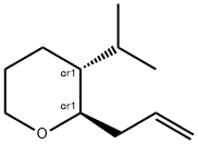 2H-Pyran,tetrahydro-3-(1-methylethyl)-2-(2-propenyl)-,(2R,3R)-rel-(9CI) 结构式