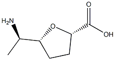 D-lyxo-Heptonic acid, 6-amino-2,5-anhydro-3,4,6,7-tetradeoxy- (9CI) 结构式