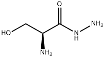 DL-丝氨酸酰肼 结构式