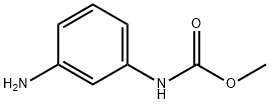 N-(3-氨基苯基)氨基甲酸甲酯 结构式