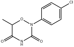 2-(4-chlorophenyl)-6-methyl-1,2,4-oxadiazinane-3,5-dione 结构式