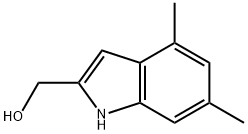 1H-Indole-2-methanol,4,6-dimethyl-(9CI) 结构式