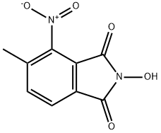 1H-Isoindole-1,3(2H)-dione,2-hydroxy-5-methyl-4-nitro-(9CI) 结构式