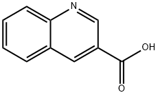 喹啉-3-羧酸 结构式