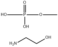 methyl dihydrogen phosphate, compound with 2-aminoethanol (1:2)  结构式