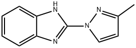 1H-Benzimidazole,2-(3-methyl-1H-pyrazol-1-yl)-(9CI) 结构式