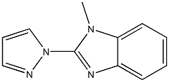 1H-Benzimidazole,1-methyl-2-(1H-pyrazol-1-yl)-(9CI) 结构式
