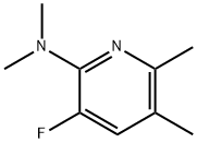 2-Pyridinamine,3-fluoro-N,N,5,6-tetramethyl-(9CI) 结构式