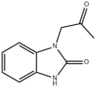 2H-Benzimidazol-2-one,1,3-dihydro-1-(2-oxopropyl)-(9CI) 结构式