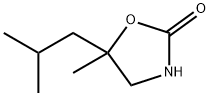 2-Oxazolidinone,5-isobutyl-5-methyl-(5CI) 结构式
