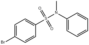 4-溴-N-甲基-N-苯基-苯磺酰胺 结构式