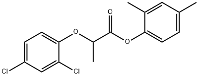 2,4-dimethylphenyl 2-(2,4-dichlorophenoxy)propanoate 结构式