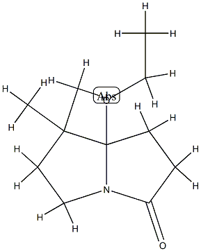 3H-Pyrrolizin-3-one,7a-ethoxyhexahydro-7,7-dimethyl-(9CI) 结构式