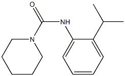 1-Piperidinecarboxamide,N-[2-(1-methylethyl)phenyl]-(9CI) 结构式