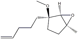 6-Oxabicyclo[3.1.0]hexane,4-methoxy-1-methyl-4-(4-pentenyl)-,(1R,4S,5R)-rel-(9CI) 结构式