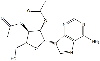 vidarabine 2',3'-diacetate 结构式