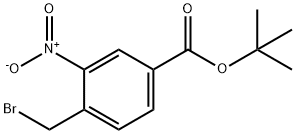 tert-butyl 4-(bromomethyl)-3-nitrobenzoate 结构式
