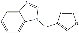 1H-Benzimidazole,1-(3-furanylmethyl)-(9CI) 结构式