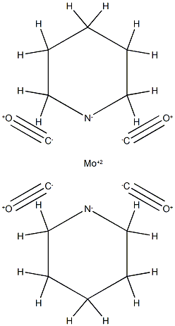 CIS-TETRACARBONYLBIS(PIPERIDINE)MOLYBDENUM 结构式