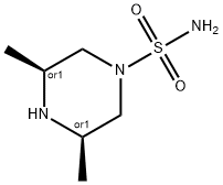 1-Piperazinesulfonamide,3,5-dimethyl-,(3R,5S)-rel-(9CI) 结构式