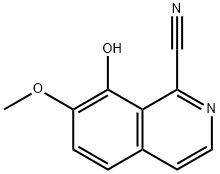 1-Isoquinolinecarbonitrile,8-hydroxy-7-methoxy-(9CI) 结构式