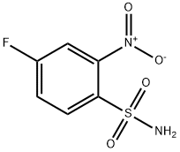 4-氟-2-硝基苯磺酰胺 结构式