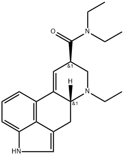 N-Ethylnorlysergic Acid N,N-diethylaMide 结构式