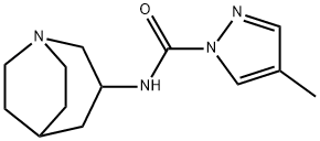 1H-Pyrazole-1-carboxamide,N-1-azabicyclo[3.2.2]non-3-yl-4-methyl-(9CI) 结构式