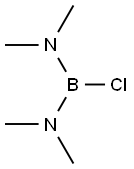二(二甲氨基)氯化硼 结构式